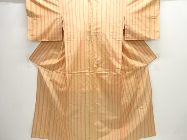 JAPANESE KIMONO / ANTIQUE KIMONO / SILK / YONEZAWA TSUMUGI / WOVEN STRIPE